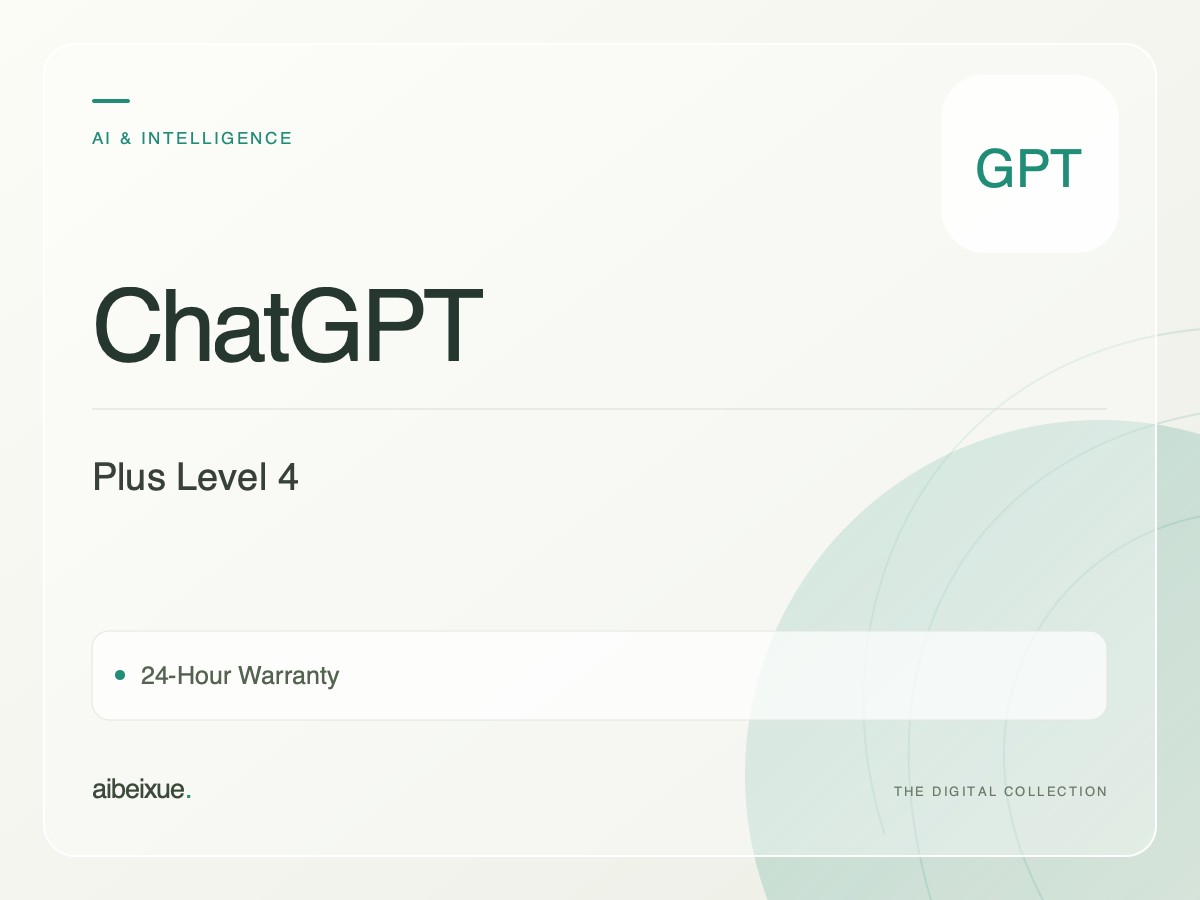 ChatGPT Plus Level 4 — 24-Hour Warranty