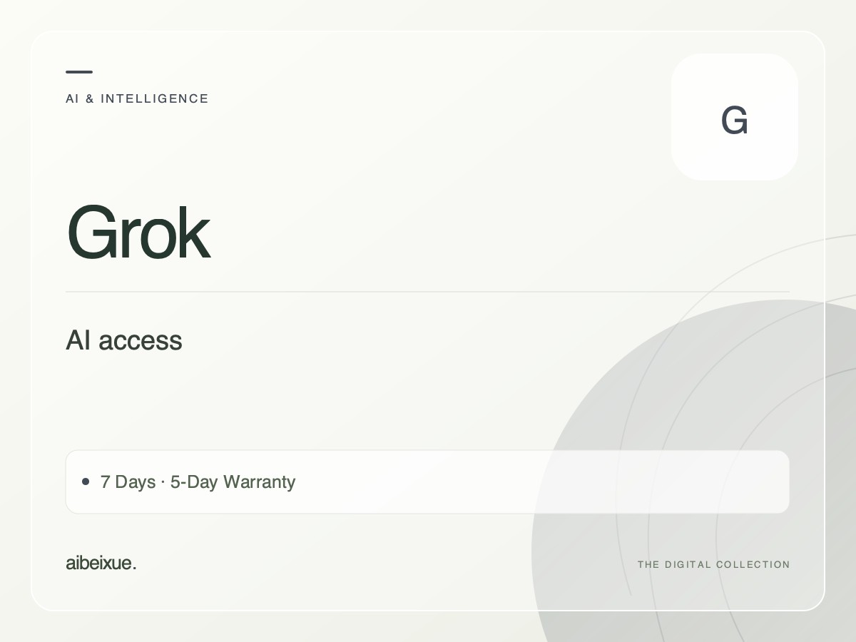 SuperGrok — 7 Days, 5-Day Warranty