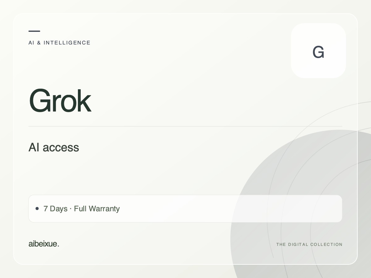 Grok — 7 Days, Full Warranty