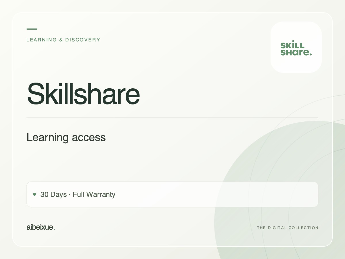 Skillshare — 30 Days, Full Warranty