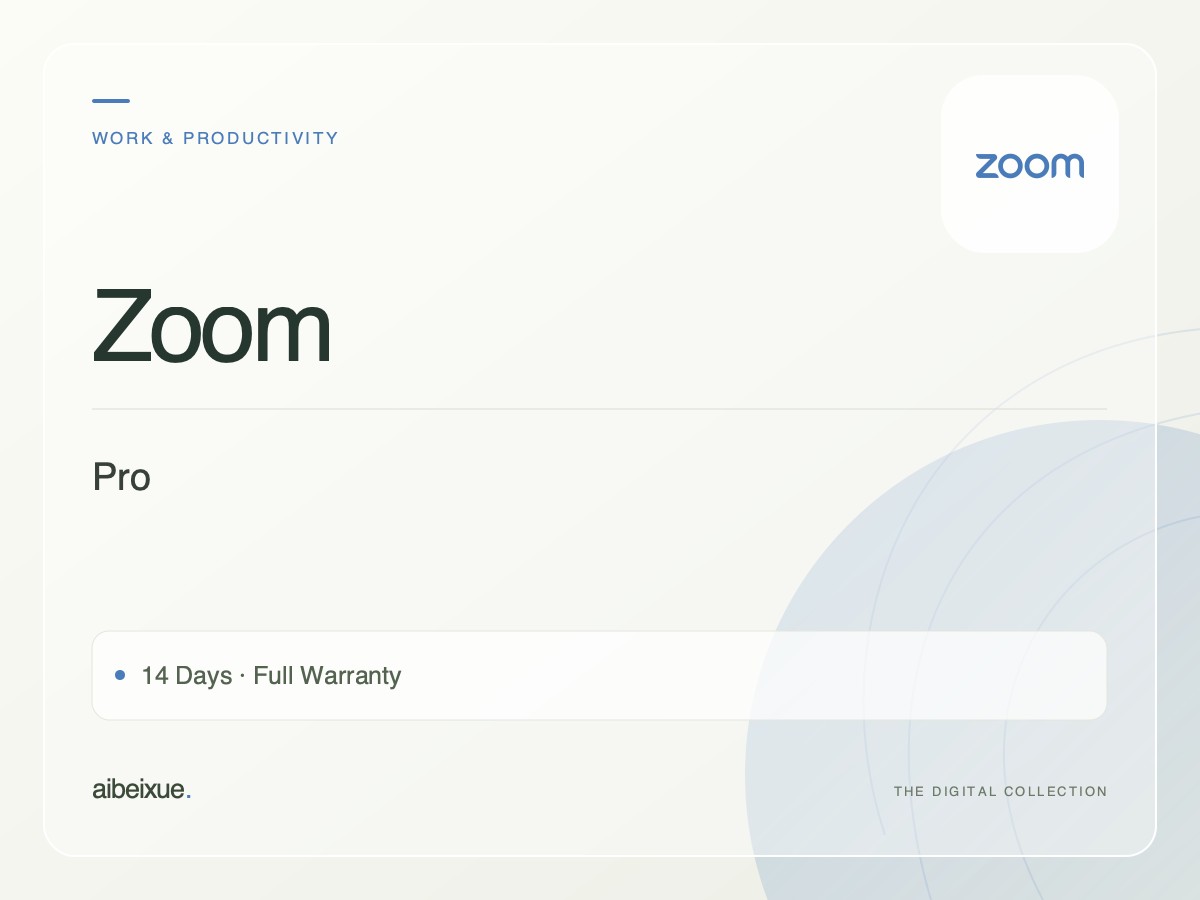 Zoom Pro — 14 Days, Full Warranty