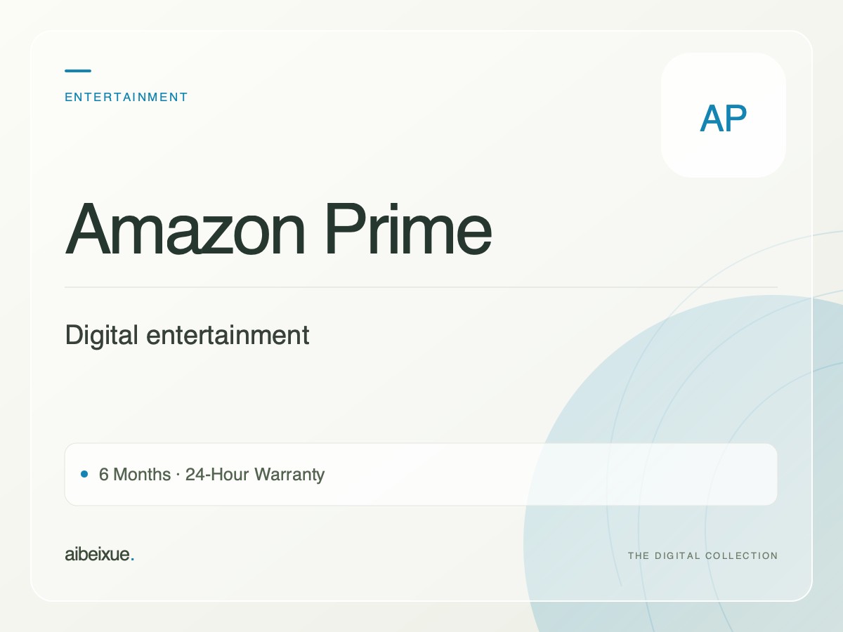 Amazon Prime — 6 Months, 24-Hour Warranty