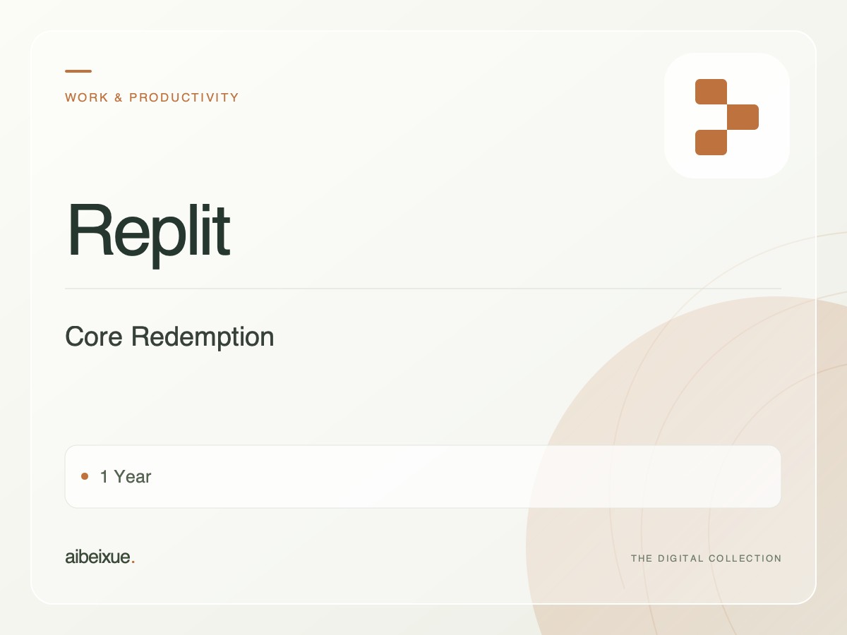 Replit Core Redemption — 1 Year