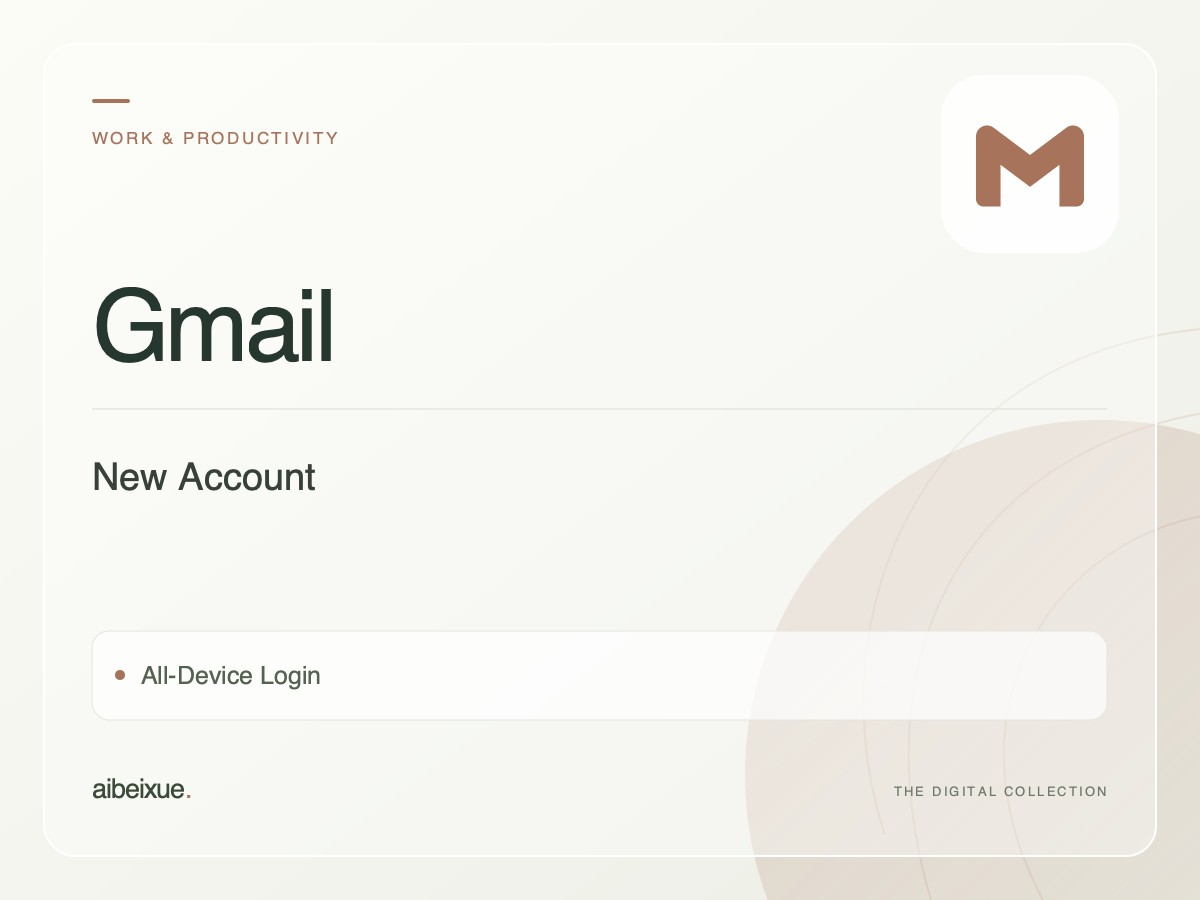 Gmail New Account — All-Device Login