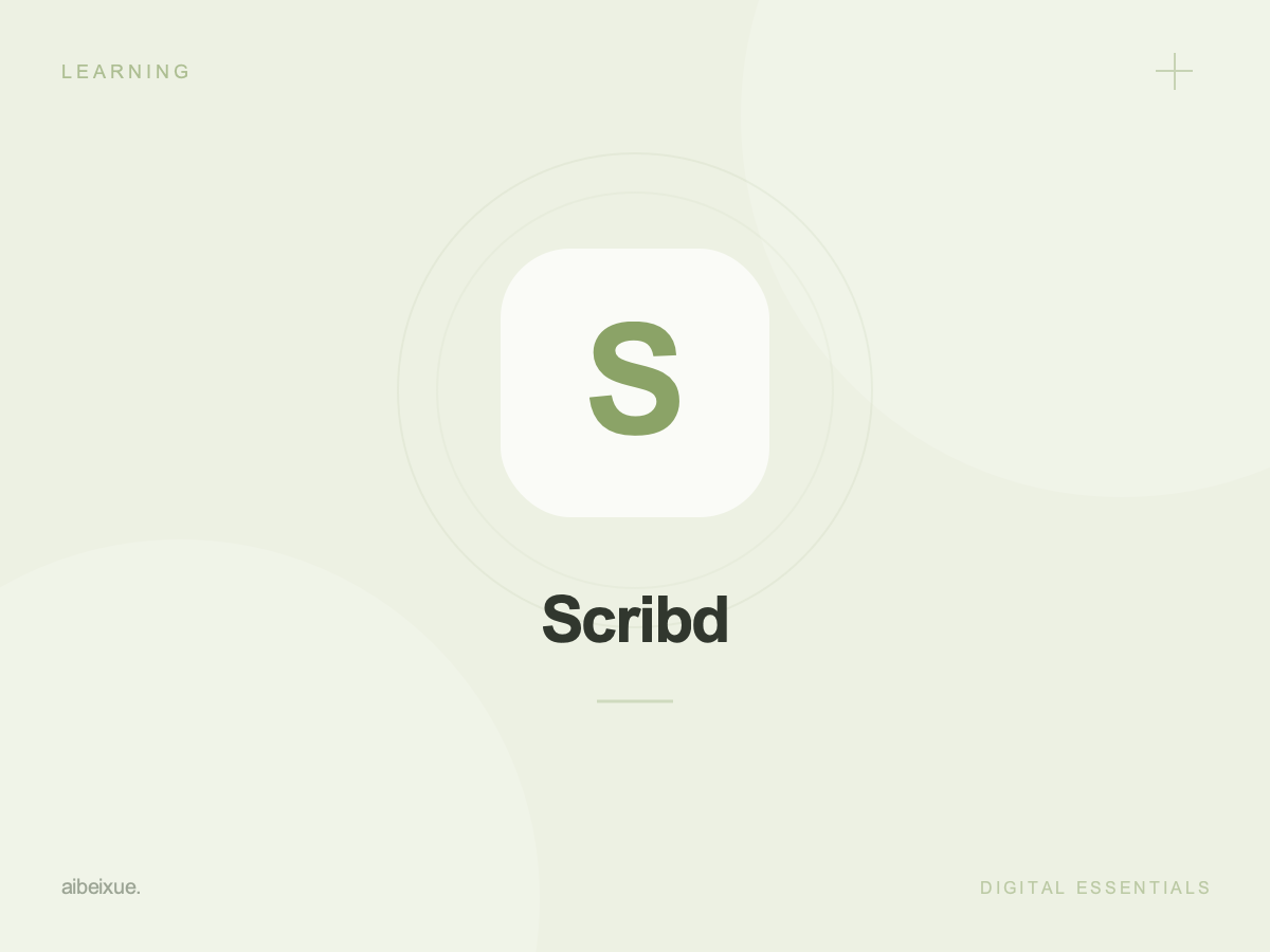 Scribd Premium Account – 1-Month Trial Access